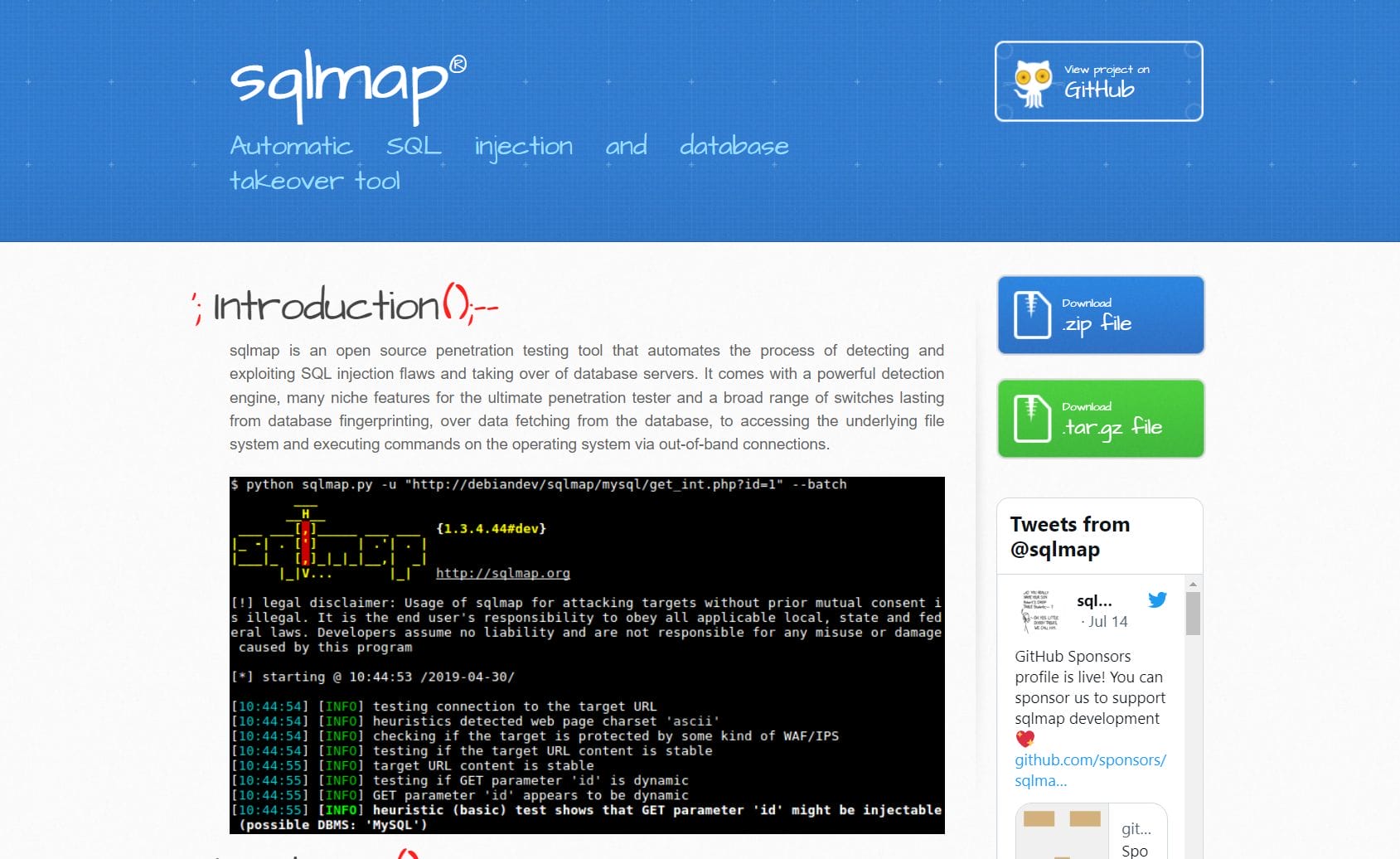 Herramientas gratuitas de ciberseguridad - Sqlmap