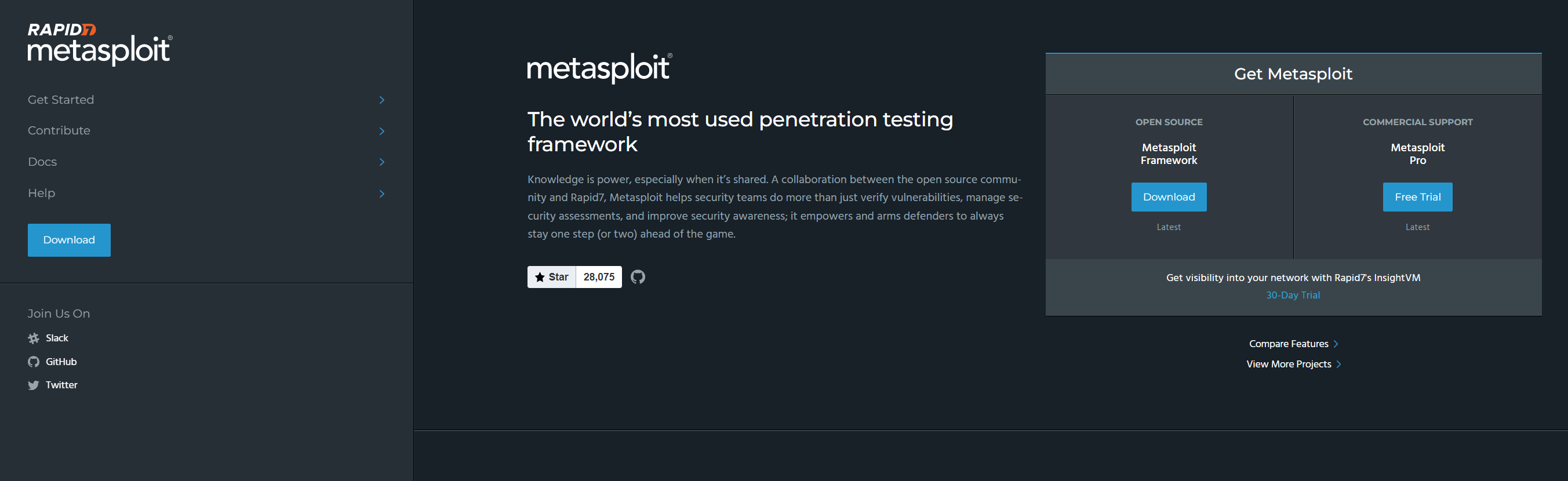 Herramientas gratuitas de ciberseguridad - Metasploit Framework